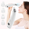 Warm function comedo suction beauty device 6 probes electric comedo pore extractor clean tool  blackhead remover vacuum